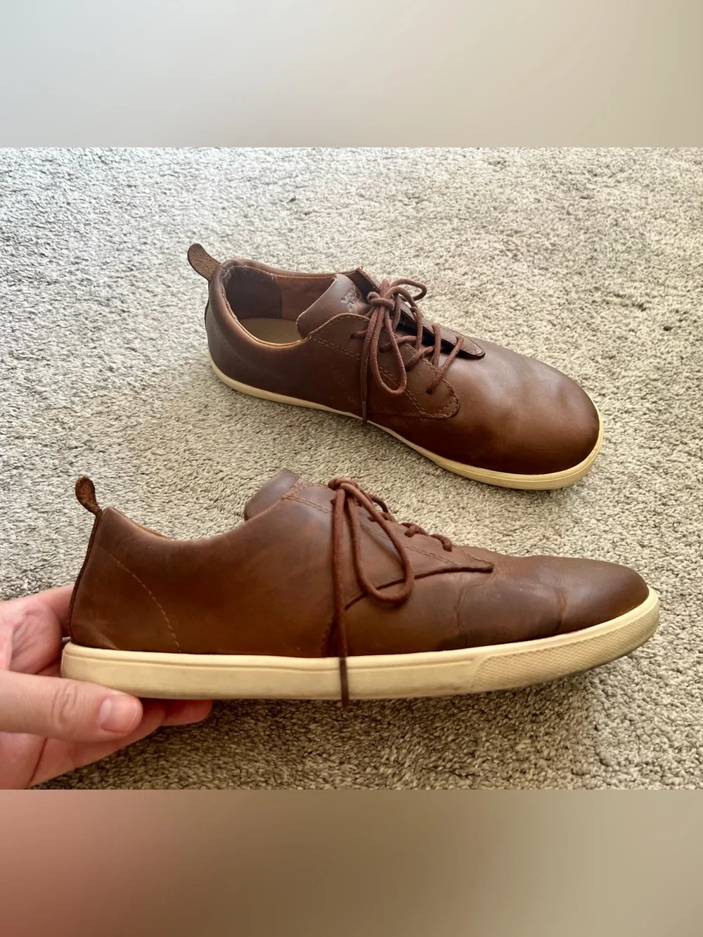 Xero Shoes Men's 9 Glenn Leather Barefoot Dress Casual Minimalist Oxford
